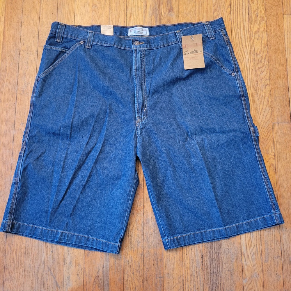 Levis 44‎ Carpenter Shorts Blue Jean Denim Utility Hammer Loop NEW Summer Work